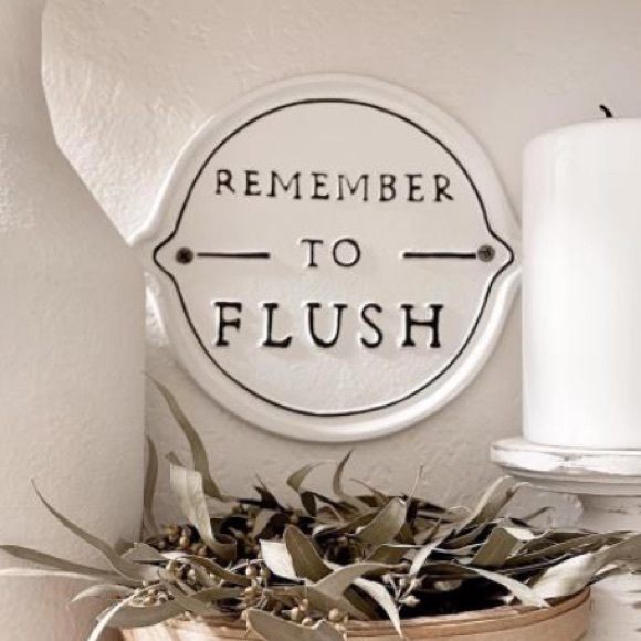 Bathroom Wall Sign - Picture 3 of 6